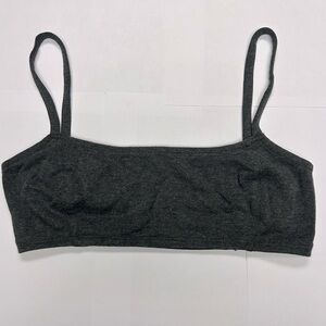 Mudd Charcoal Bandeau Bralette